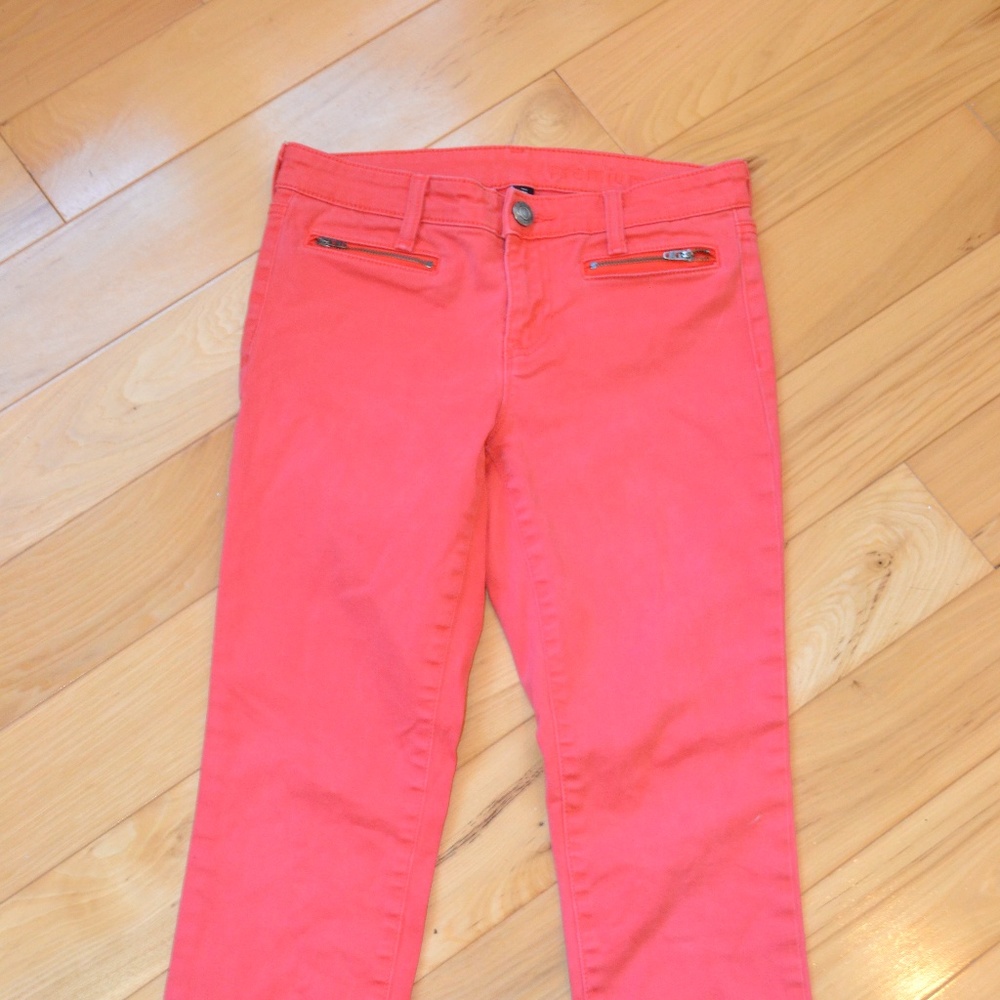 Gap jeans premium super skinny ankle coral 2 26